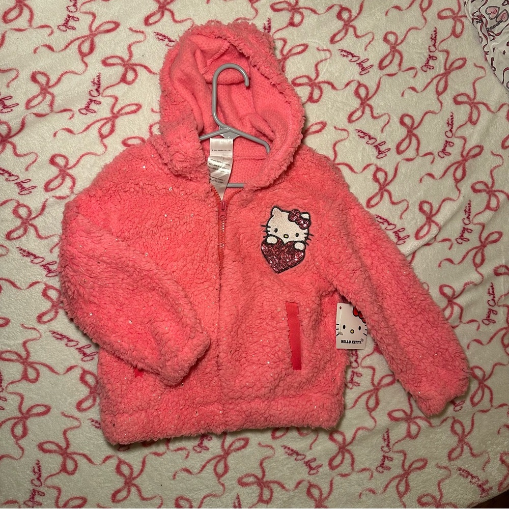 Hello Kitty Coral Fleece Hoodie for Kids